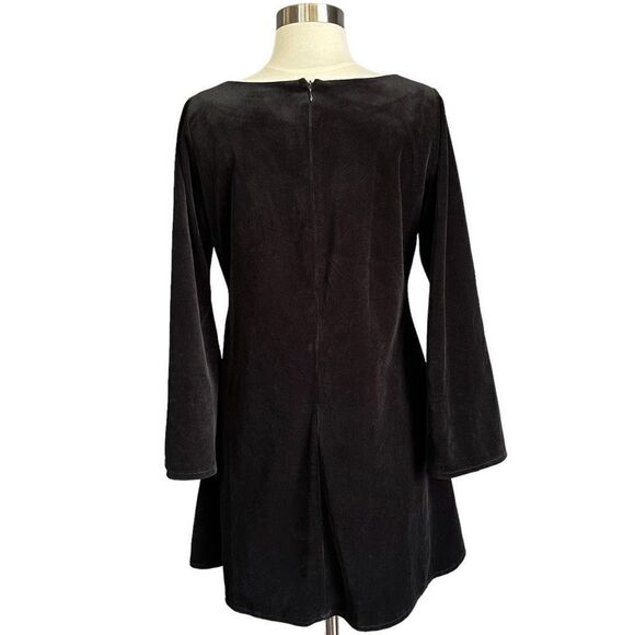 Oak + Fort Gothic Flare Sleeve Velvet Corduroy Witch Dress - Picture 2 of 5